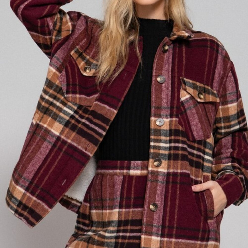 Sara Plaid Jacket